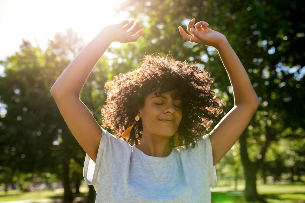 Woman doing yoga